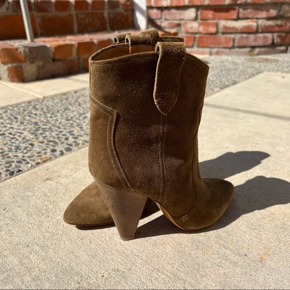 Isabel Marant suede heeled boots booties size 39 / 8 - Picture 2 of 7